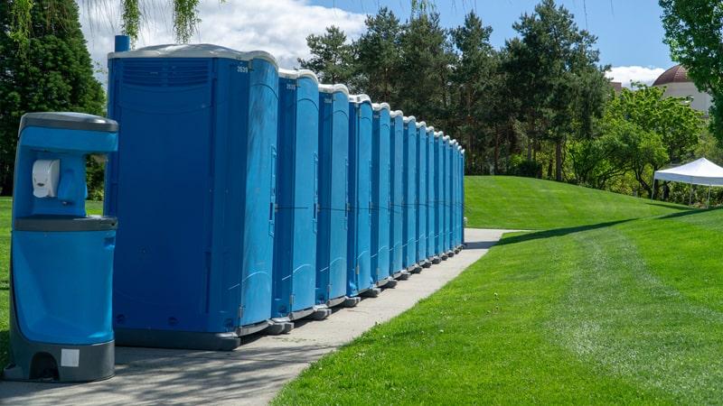 there may be additional fees for setup, maintenance, and cleaning of the porta potty rentals